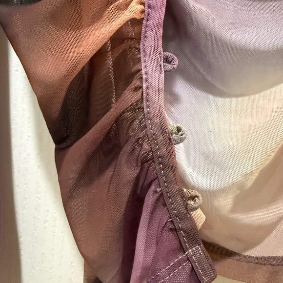 Stradivarius Sheer Ruched Sheer Cardigan - Picture 4 of 11